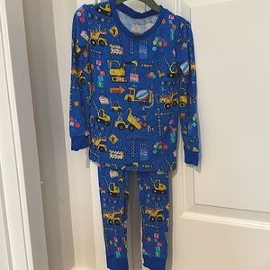 Little Sleepies construction birthday pajamas 4T